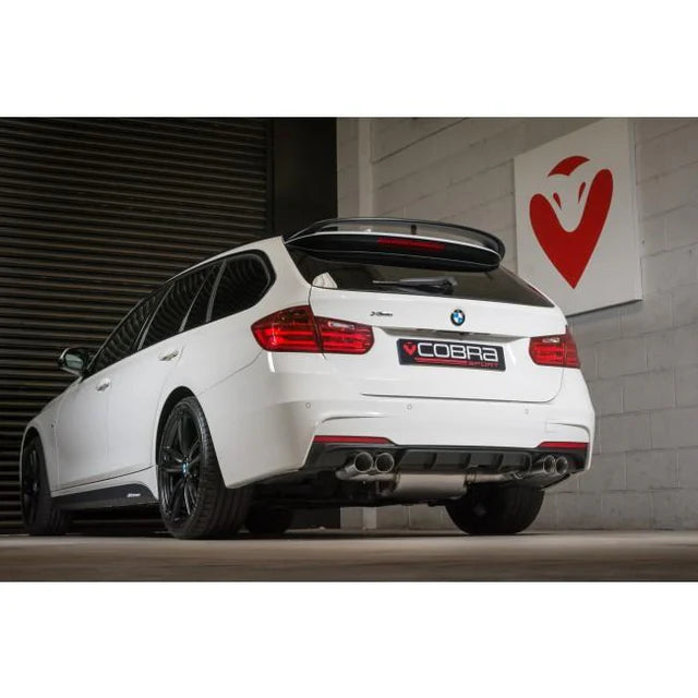 COBRA SPORT - BMW 330D (F30/F31) Quad Exit M3 Style Exhaust Conversion