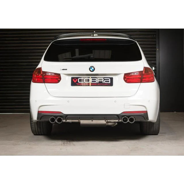 COBRA SPORT - BMW 330D (F30/F31) Quad Exit M3 Style Exhaust Conversion