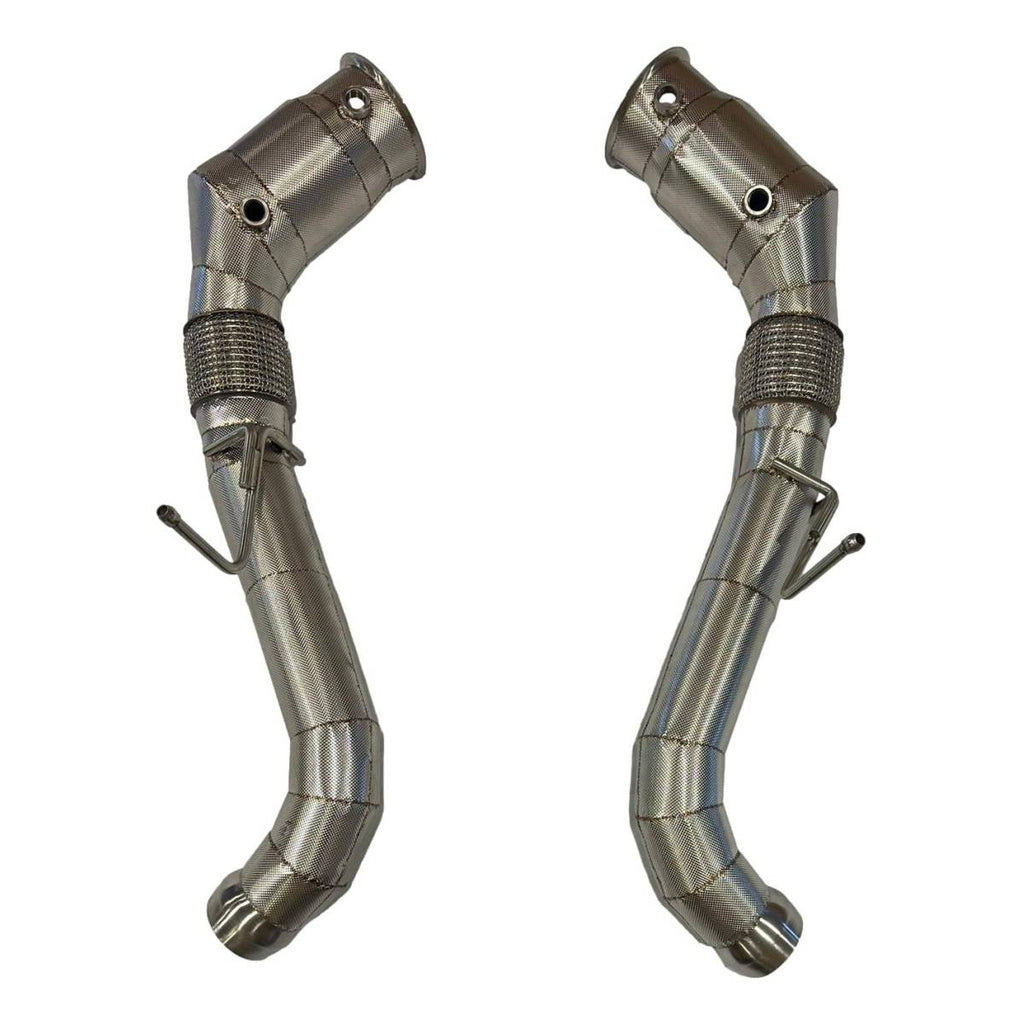 Mclaren 570S/540C/570GT Catted Downpipe with Heat Shield