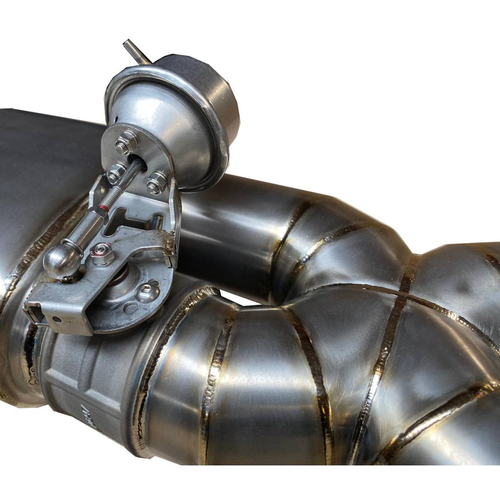 Porsche 911 991.1 Turbo Titanium Valved Exhaust Burnt Tailpipes