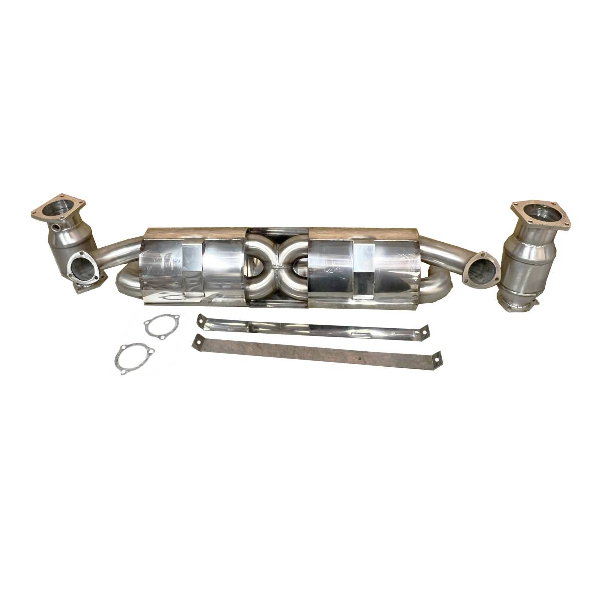 Porsche 911 996 Turbo Linked Silencers Performance Exhaust