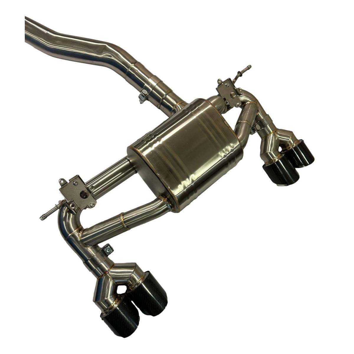 BMW M2 F87 Valvetronic Cat Back Exhaust with Carbon Tailpipes (N55 Engine)