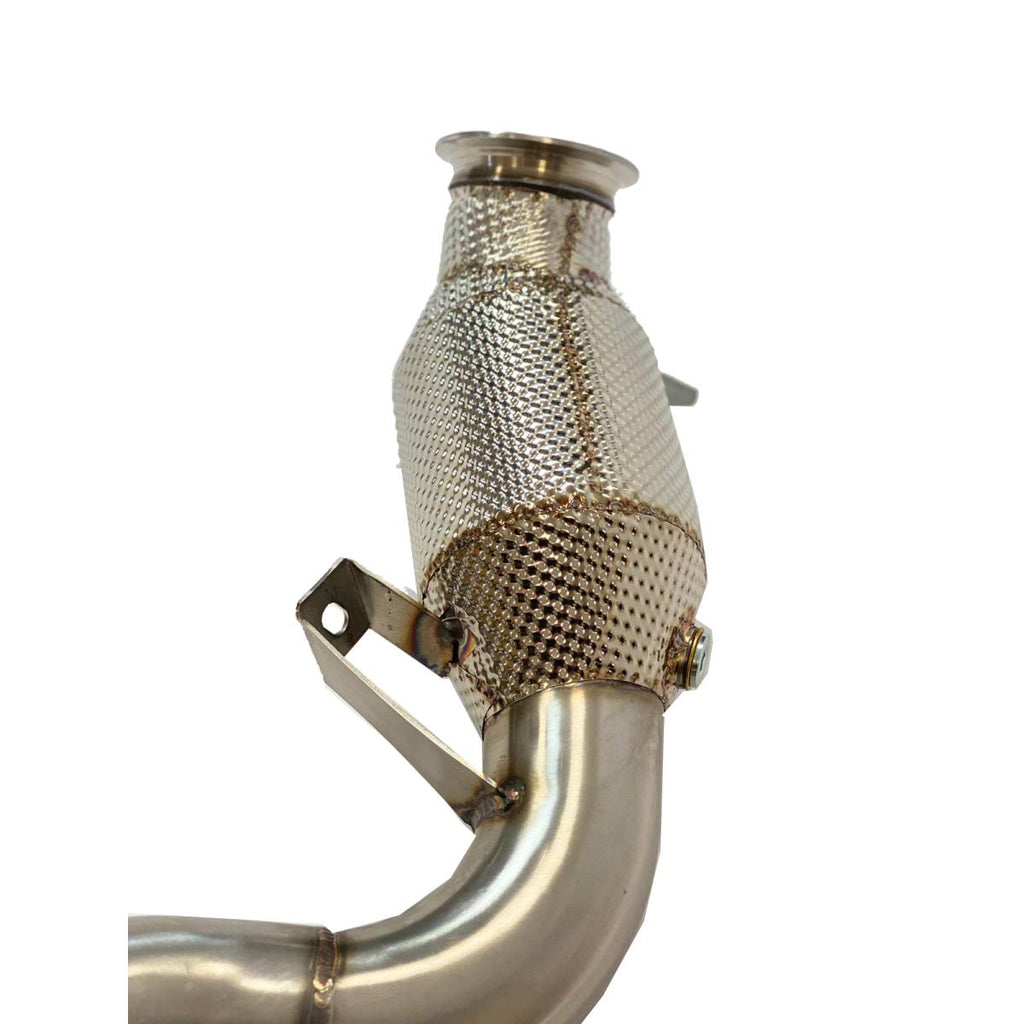 Porsche Macan 3.0/3.6T Catalytic Converter Exhaust Downpipes With Thermal Heat Shield