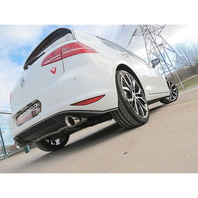 COBRA SPORT - VW Golf GTD (Mk7) 2.0 TDI (5G) (14-17) GTI Style Rear Exhaust