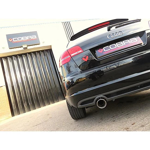 COBRA SPORT - Audi A3 (8P) 2.0 TDI 2WD (2008-12) (3 Door) Single Tip Cat Back Performance Exhaust