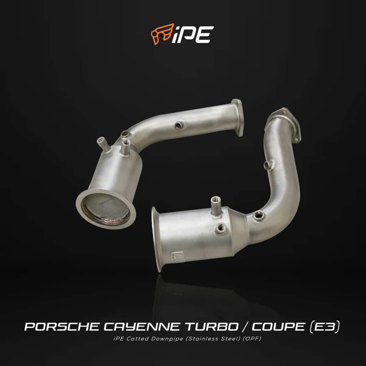 Porsche E3 Cayenne Turbo 4.0T/Turbo Coupe 4.0T Catted OPF Downpipe From IPE