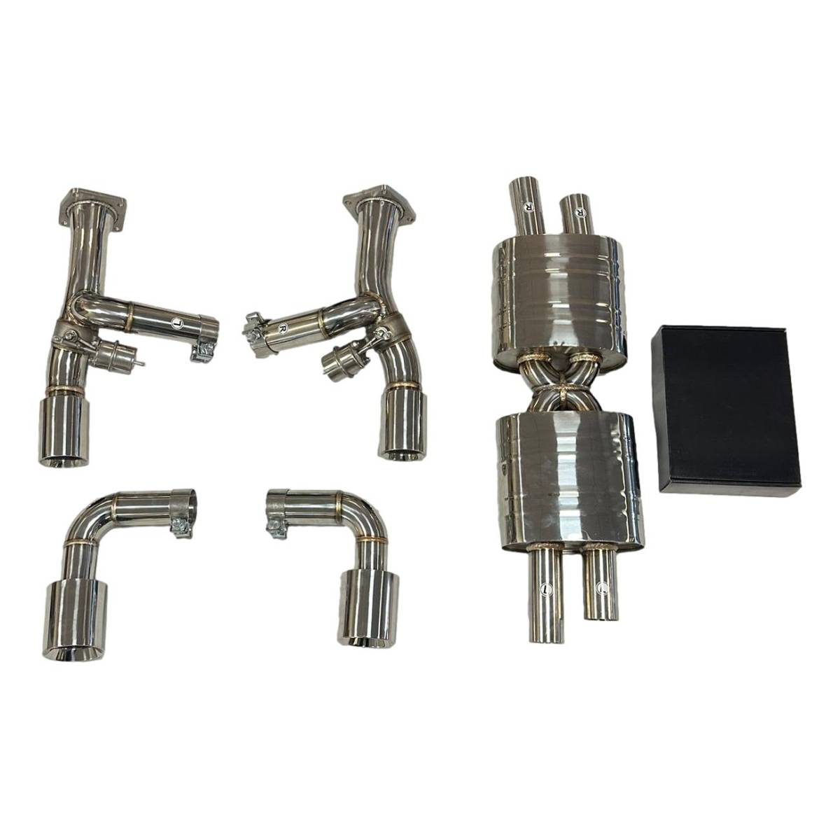 Porsche 911 991.1 Turbo Valvetronic Exhaust with Mini Cat