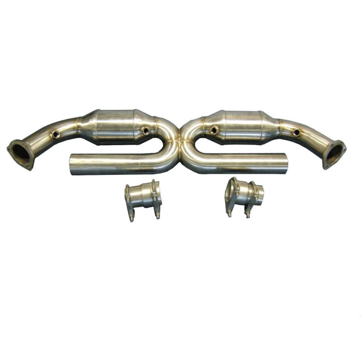 Porsche 911 997.1 Carrera 200CPSI Exhaust Catalytic Converters 2.5" 63mm