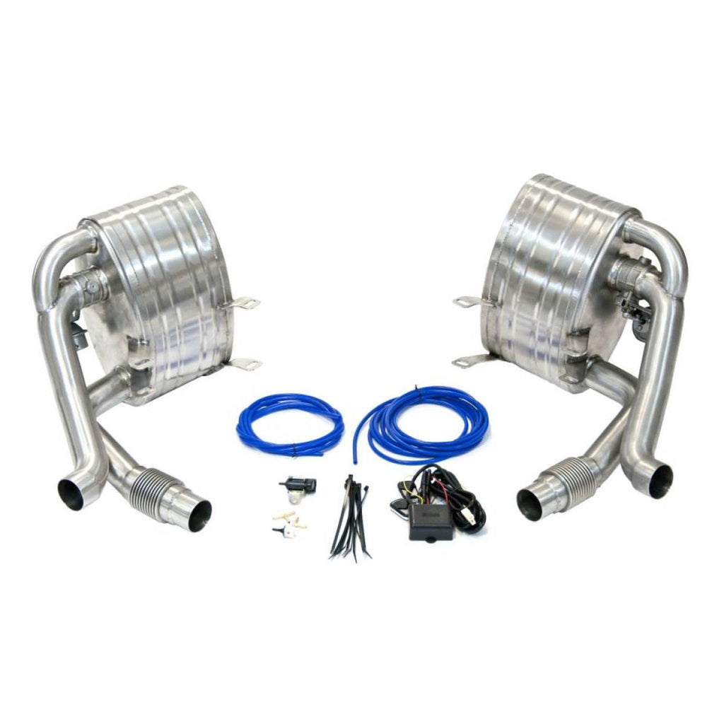 Porsche 911 997.1 Carrera Valved Cat Back Exhaust Silencers
