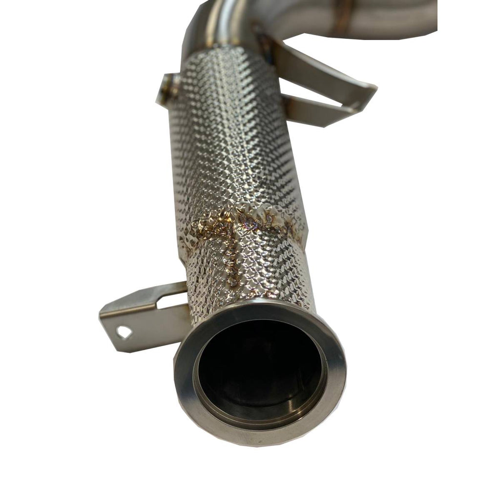 Porsche Macan 3.0/3.6T Decat Exhaust Downpipes With Thermal Heat Shield