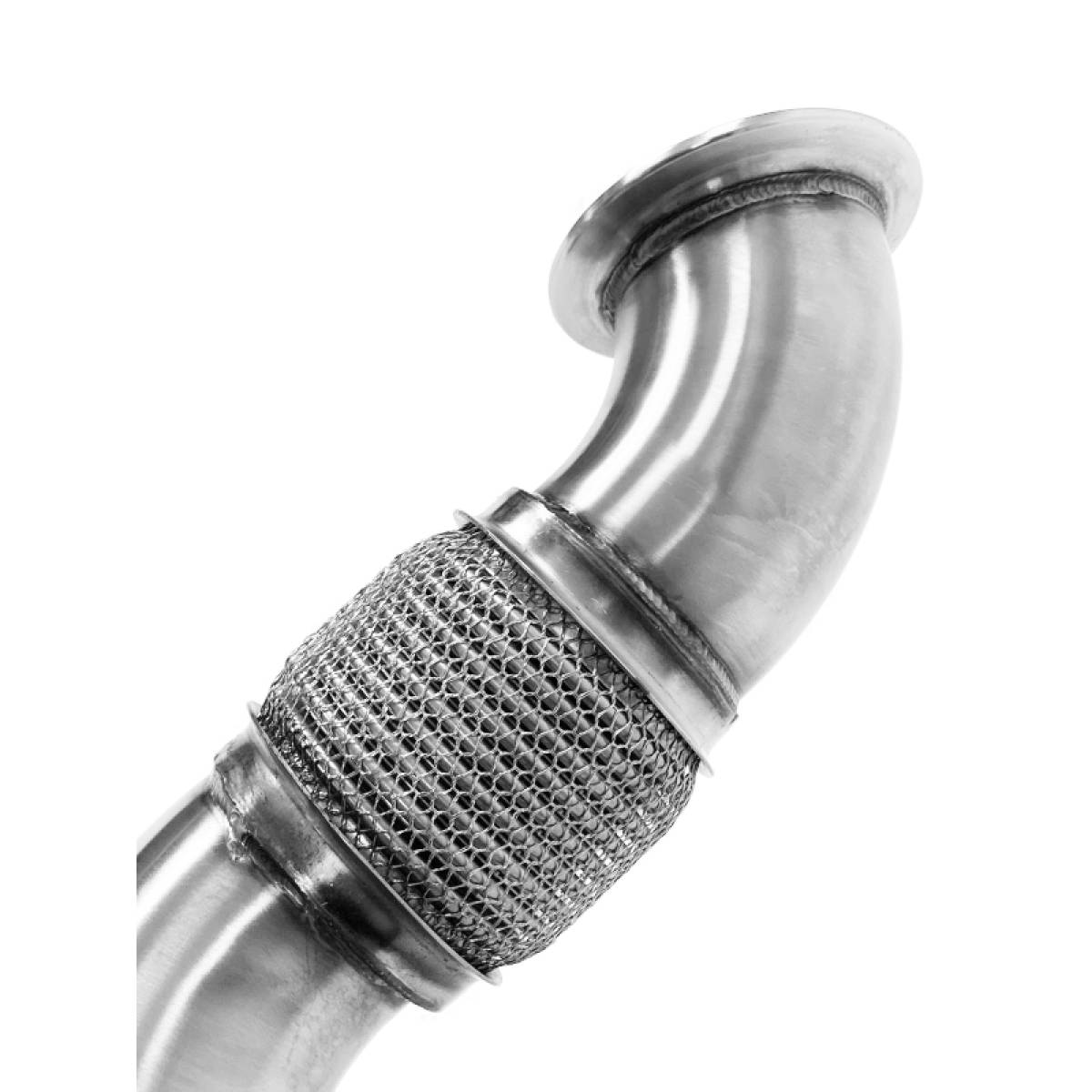 Ferrari 488 Decat Exhaust Downpipes with Thermal Insulation