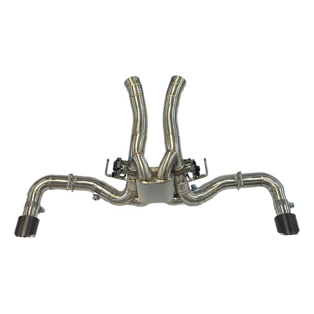 McLaren 570 & 570S Valvetronic Cat Back Exhaust with Heat Shield