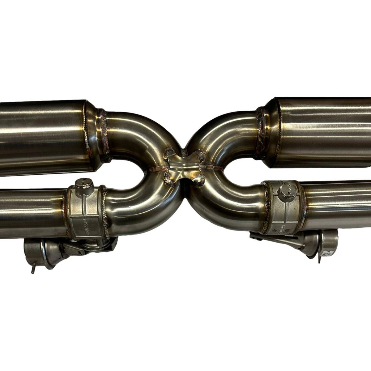 Porsche 911 991 Carrera Valved Rear X-Pipe