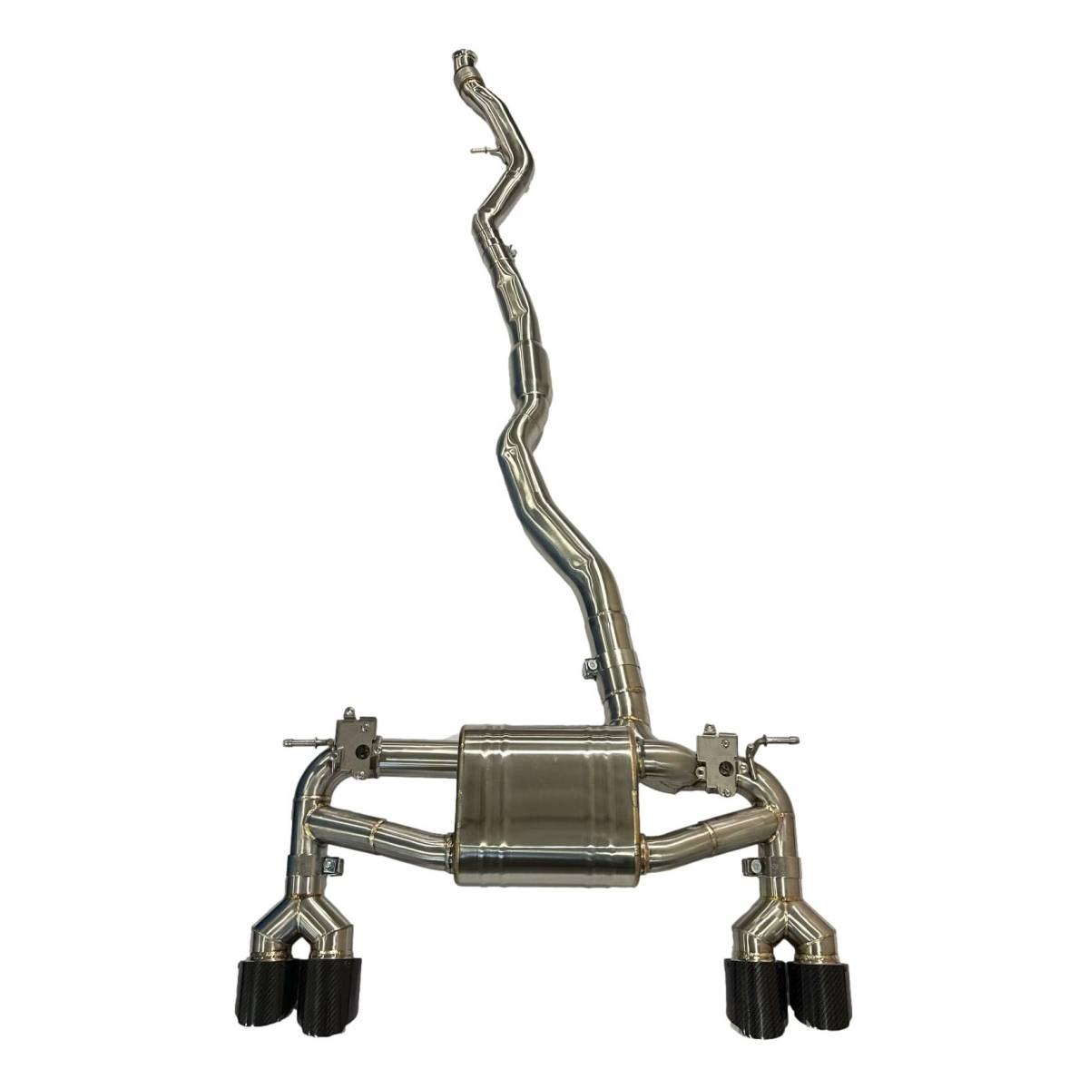 BMW M2 F87 Valvetronic Cat Back Exhaust with Carbon Tailpipes (N55 Engine)