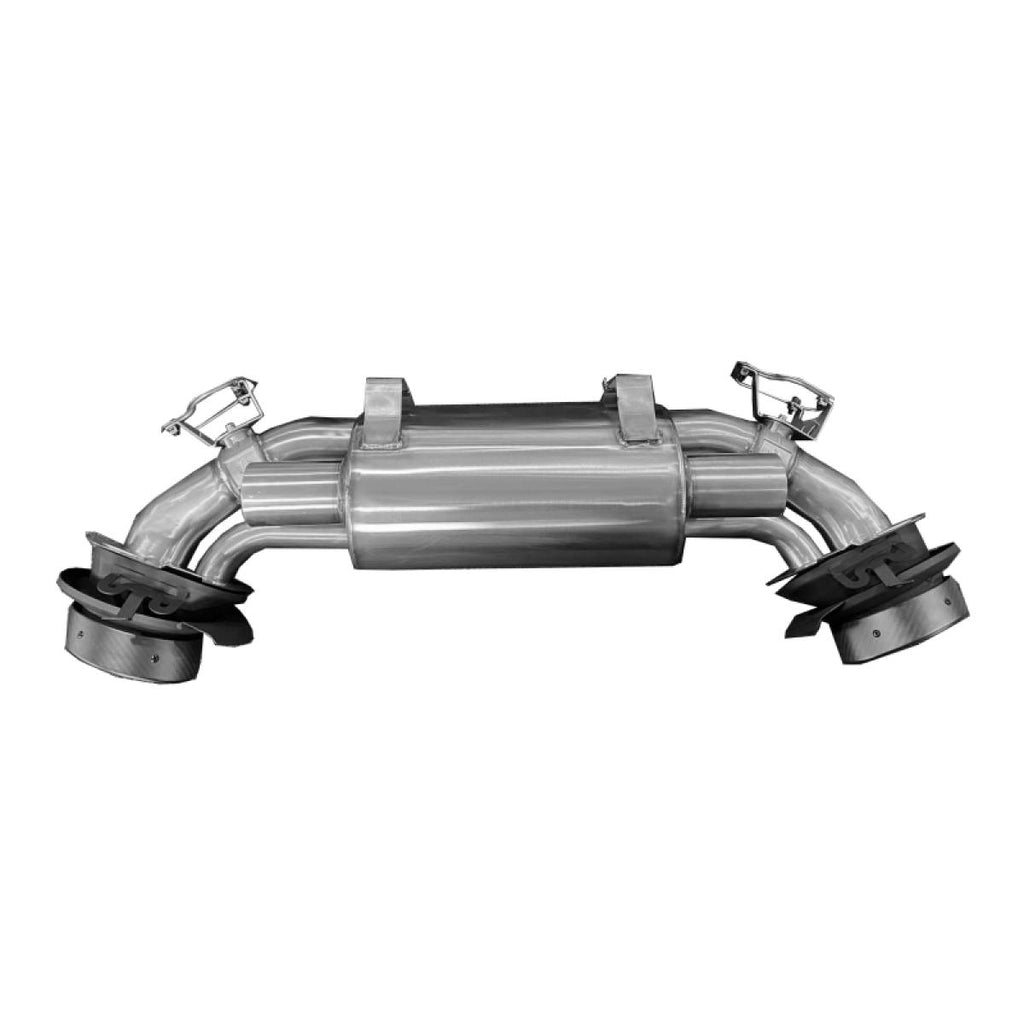Porsche 911 992 Carrera Valved Performance Exhaust With Carbon Tailpipes