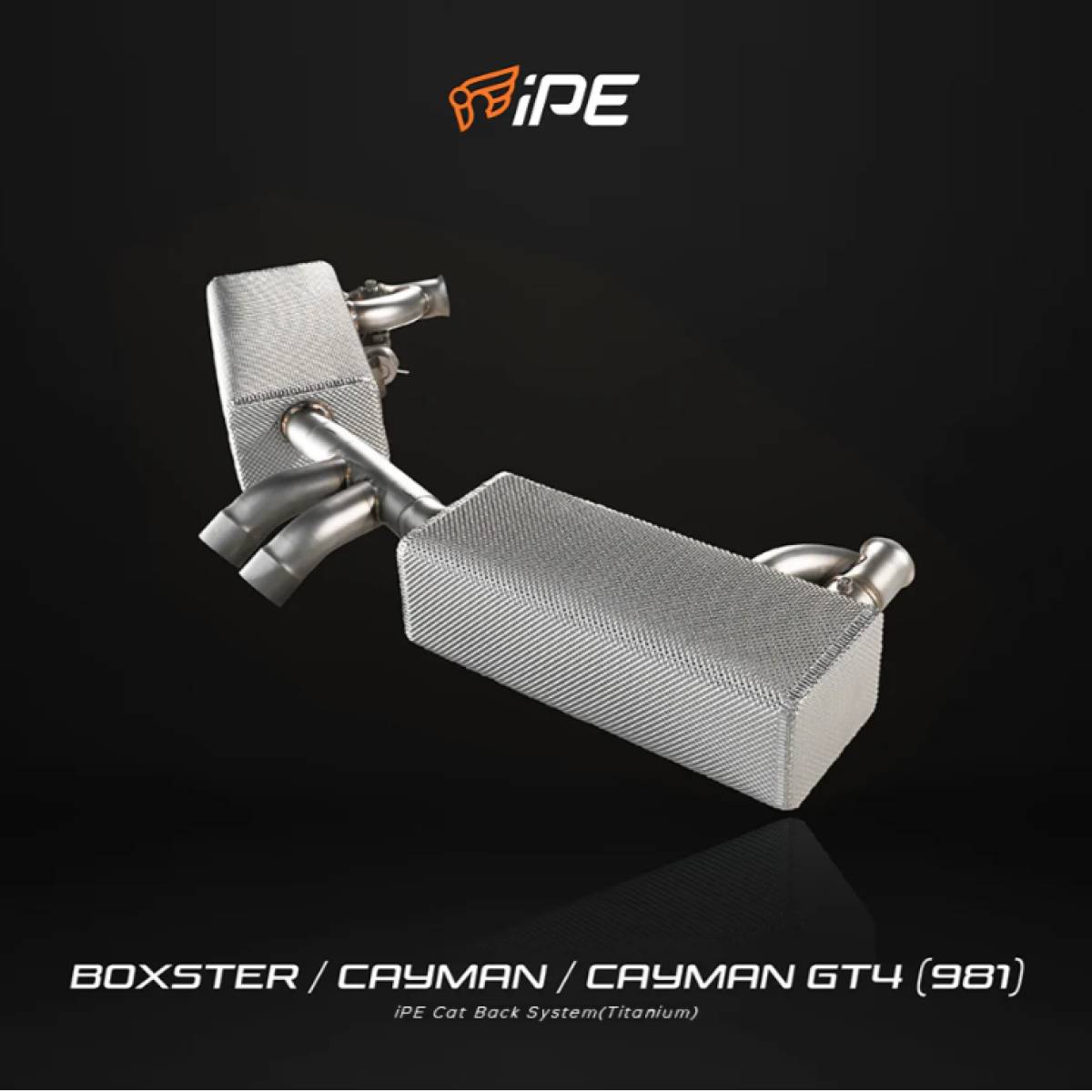 Porsche 981 Boxster 981 Cayman 981 Boxster Spyder 981 Cayman GT4 2012 - 2015 Titanium Cat Back System