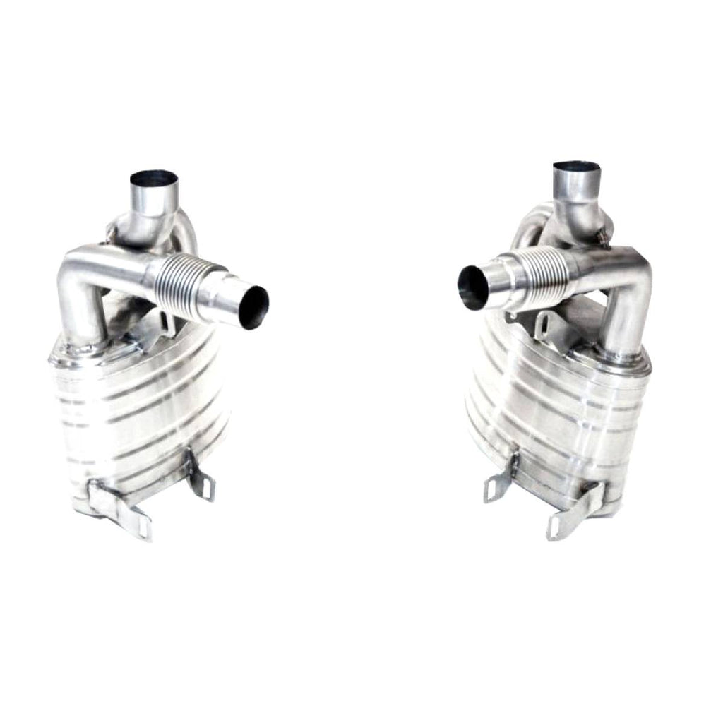Porsche 911 997.1 Carrera Valved Cat Back Exhaust Silencers