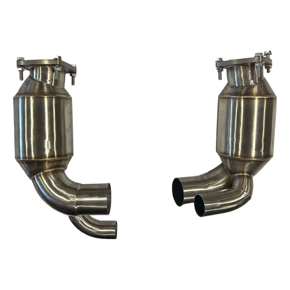 Porsche 911 991.2 Carrera Downpipe with 300 Cell Cats