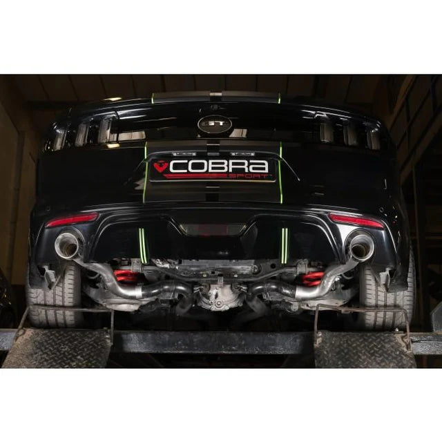 COBRA SPORT - Ford Mustang 2.3 EcoBoost Convertible (2018>) 2.5" Venom Box Delete Axle Back Performance Exhaust