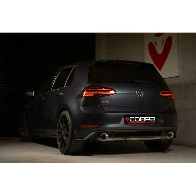 COBRA SPORT - VW Golf GTI (Mk7.5) 2.0 TSI (5G) (17-20) Race Rear Axle Back (back box delete) Performance Exhaust