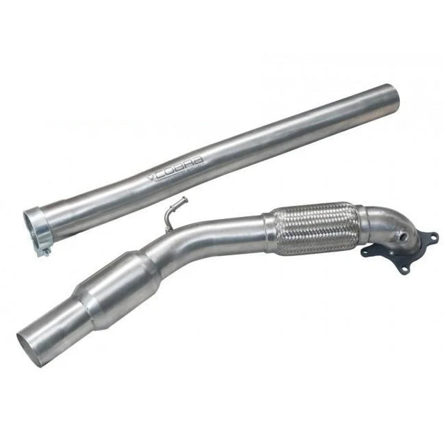 COBRA SPORT - Seat Leon FR Mk2 1P 2.0 T FSI (06-13) Sports Cat / De-Cat Front Downpipe Performance Exhaust