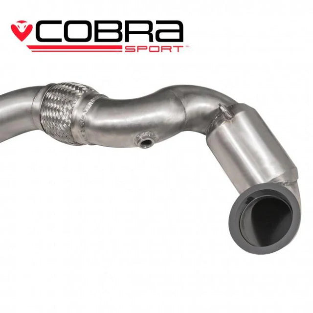 COBRA SPORT - VW Golf GTI (Mk7.5) 2.0 TSI (5G) (2017-20) Sports Cat / De-Cat Front Downpipe Performance Exhaust