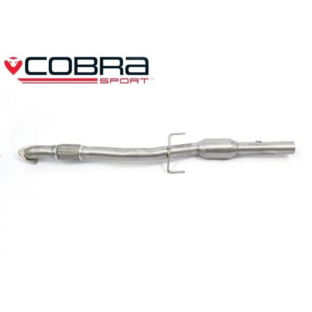 COBRA SPORT - Vauxhall Corsa D VXR (07-09) Secondary Sports Cat / De-Cat Front Pipe Performance Exhaust