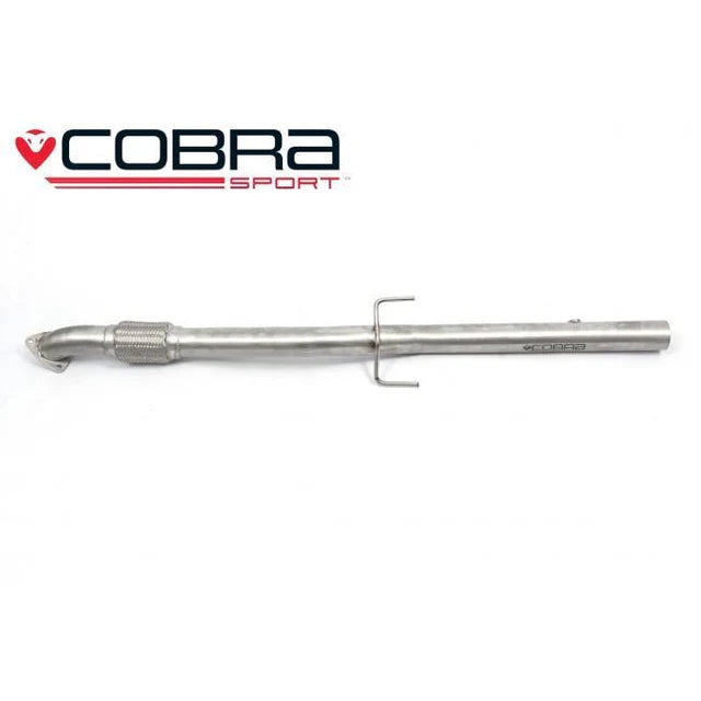 COBRA SPORT - Vauxhall Corsa D 1.6 SRI (07-09) Secondary Sports Cat / De-Cat Front Pipe Performance Exhaust