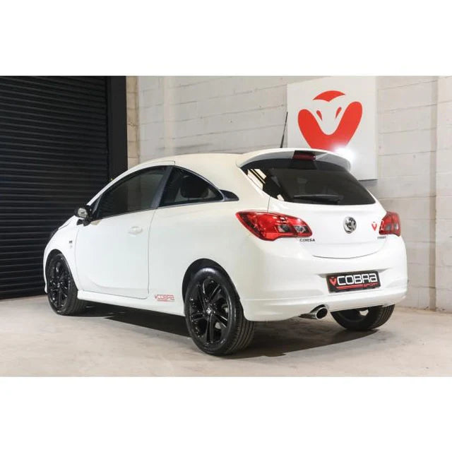 COBRA SPORT - Vauxhall Corsa E 1.4 Turbo (15-19) Venom Box Delete Race Cat Back Performance Exhaust