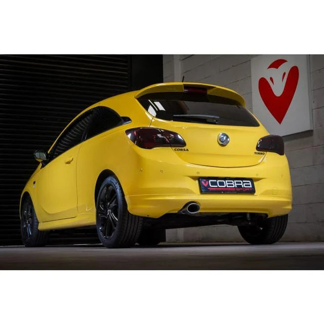 COBRA SPORT - Vauxhall Corsa E 1.0 Turbo (15-19) Venom Box Delete Rear Performance Exhaust