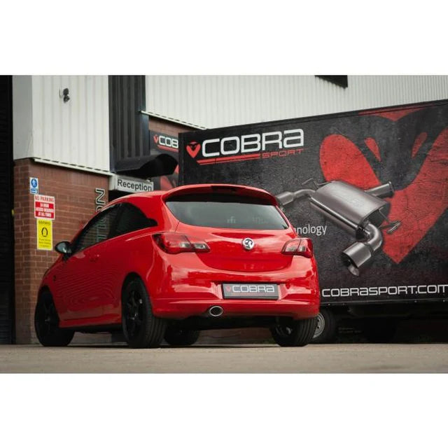 COBRA SPORT - Vauxhall Corsa E 1.2 N/A (15-19) Venom Box Delete Rear Performance Exhaust