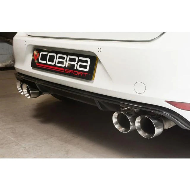 COBRA SPORT - VW Golf R (Mk7) 2.0 TSI (5G) (12-18) Cat Back Performance Exhaust