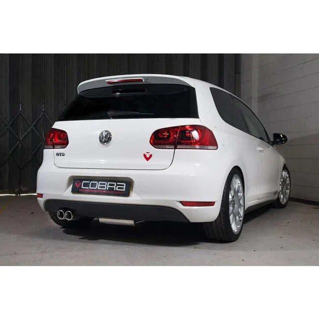 COBRA SPORT - VW Golf GTD (Mk6) 2.0 TDI (5K) (09-13) Cat Back Performance Exhaust